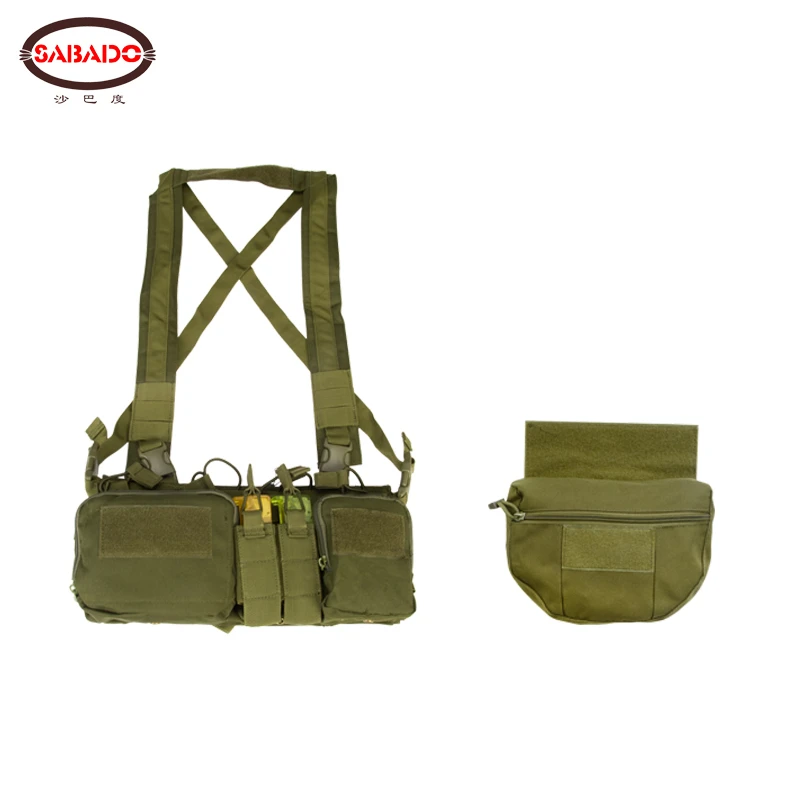 Green with pouch CS Match Wargame TMC TCM страйкбол тактический жилет военный жилет нагрудная установка пакет Чехол кобура тактический Molle жилеты система поясная упаковка - Цвет: Green with pouch