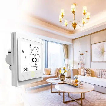 

Gas Boiler Thermostat 02 Series Wifi Type-Boiler Screen Home Room Temperature Controller Only Available In Europe
