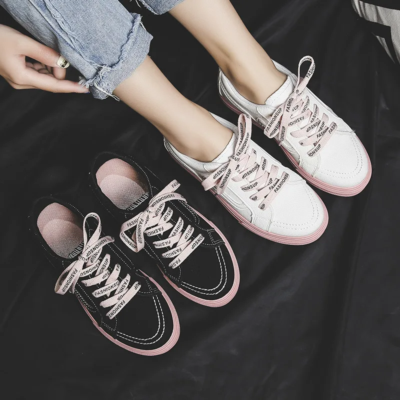 

2019 Spring And Summer New Style WOMEN'S Shoes Korean-style Sports Casual Soft Girl Shoes Thick Bottomed Platform Board Shoes St