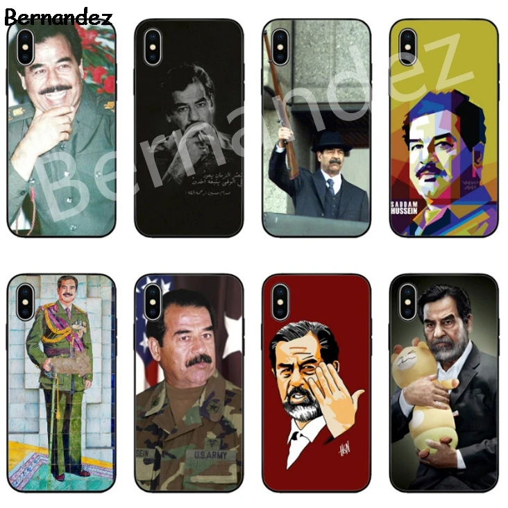 Bernandez 5 5S SE 6 6S TPU чехол для телефона iPhone 7 8 Plus X Xs Max XR Saddam Hussein irak Smart |
