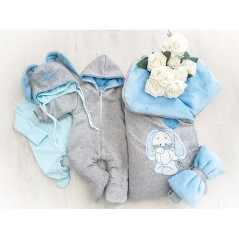 

Комплект 6-ти предметный на выписку "Наш (Наша) Зайка"