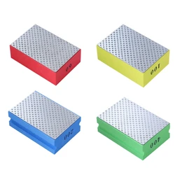 Tampons de polissage à main pratiques pour diamant, 60 #100 #200 #400 # pour le marbre, le polissage des carreaux de pierre, enlève les arêtes vives 
