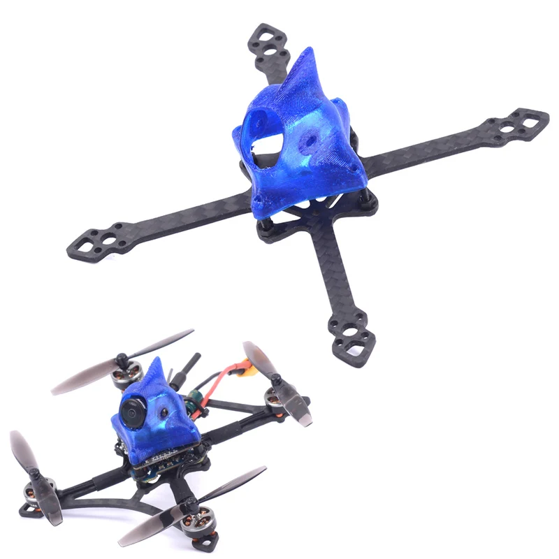 SKYSTARS зубочистка 2-4S бесщеточный Whoop FPV Дрон Квадрокоптер рама комплект 105 мм Колесная база из углеродного волокна стойка с 3D пиратами навес