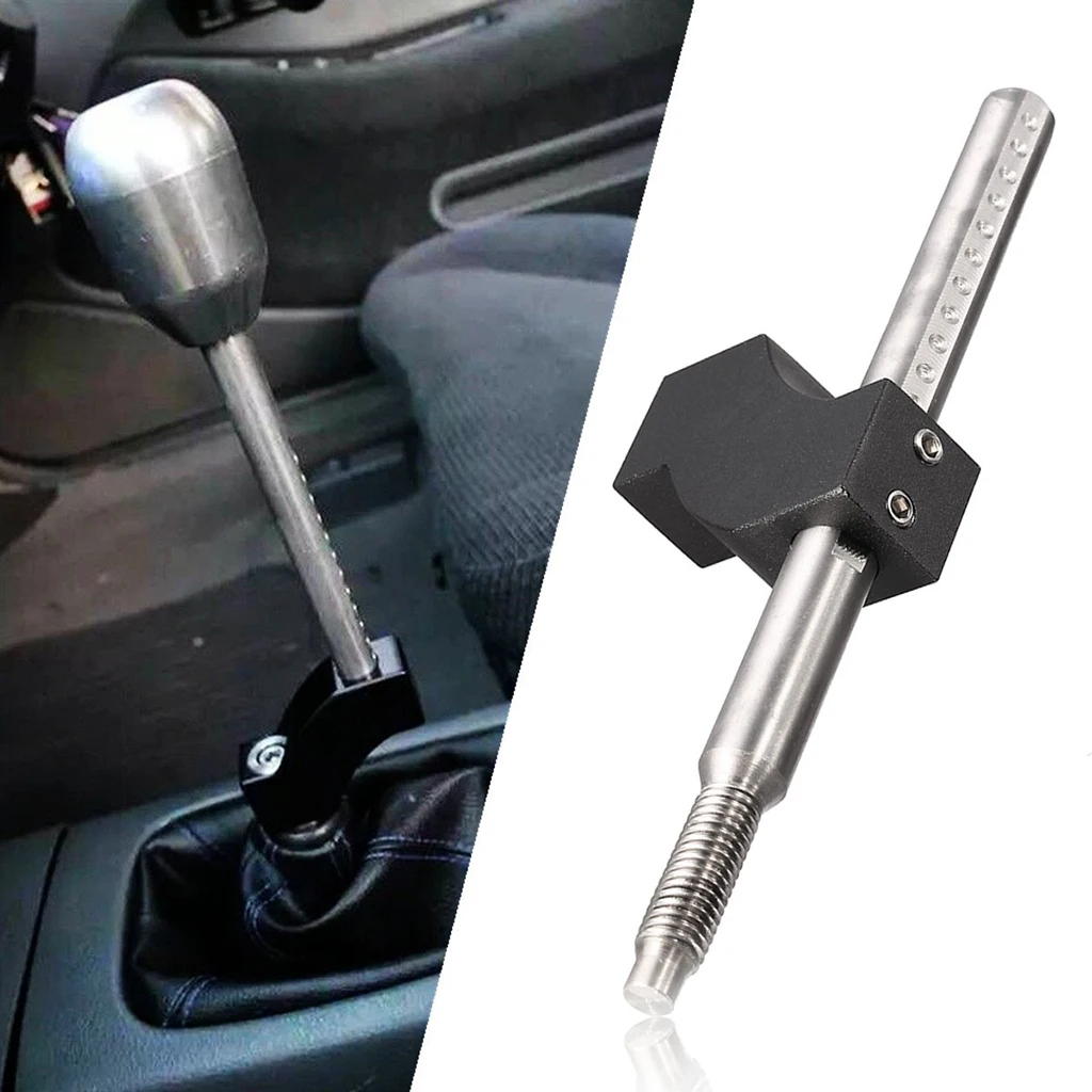 For Honda Civic Dual Bend Adjustable Height shift knob Extend Short Shifter