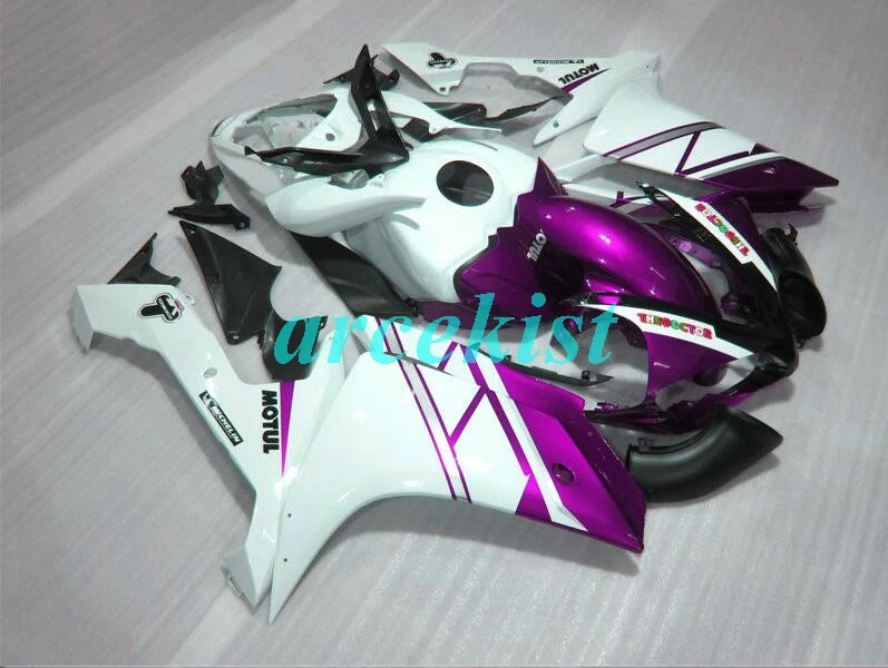 4 подарки ABS прессформы Мотоцикл Обтекатели подходит для Yamaha YZF-1000-R1 2007 2008 07 08 обтекатель кузова набор на заказ Фиолетовый Белый Холодный
