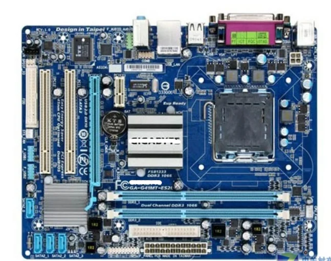 Оригинальная материнская плата GA-G41MT-ES2L DDR3 LGA 775 G41MT-ES2L 8GB USB2.0 VGA G41 б/у для