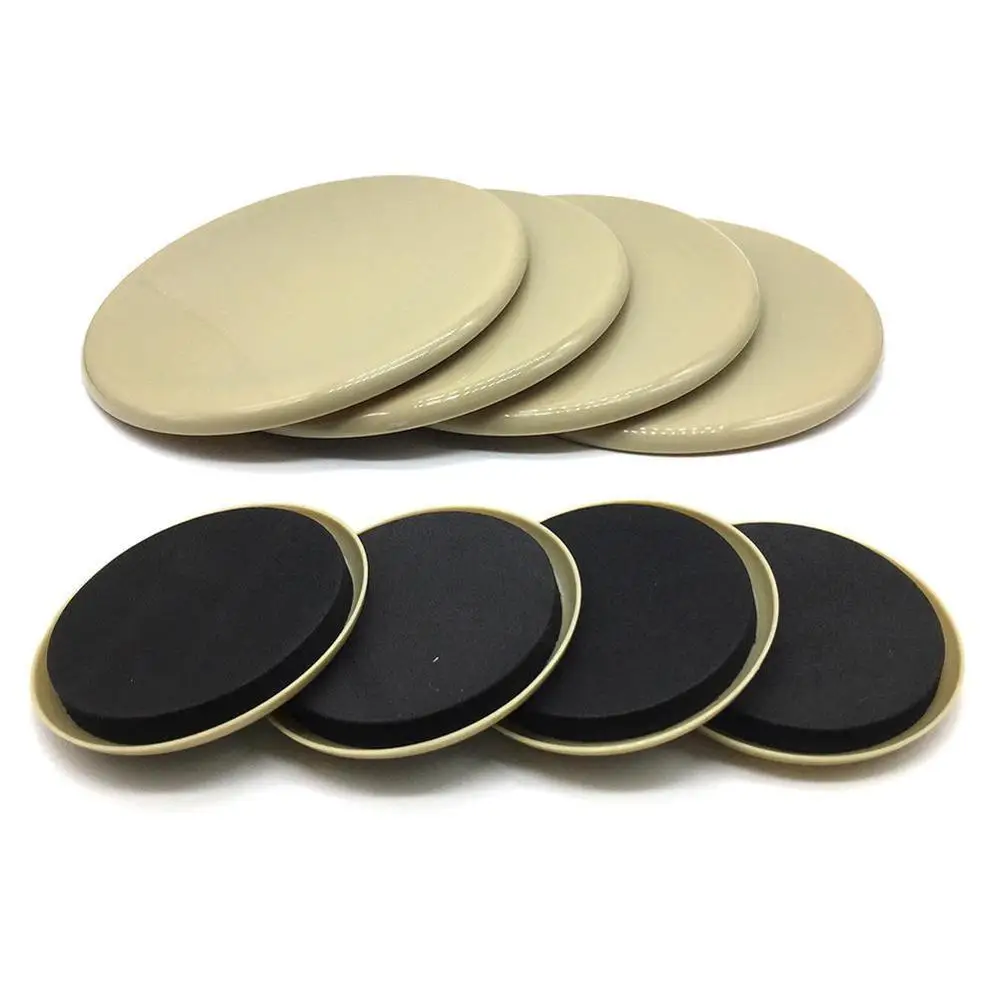 4pcs Glider Moving Pad Sturdy Wear Resistant Furniture Sliders Sofa Anti Scratch Heavy Appliances Protect Carpet Thickened afbeelding
