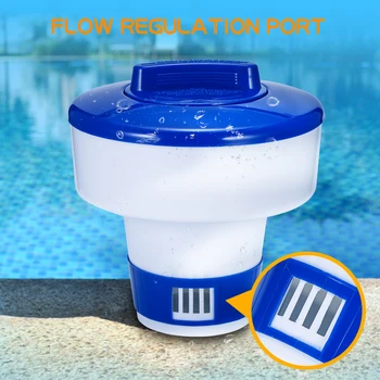 

Swimming Pool Chemical Floater Chlorine Bromine Tablets Floating Chemical Dispenser Applicator Spa Hot Tub Cleaning Tools