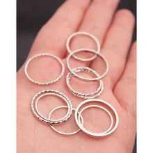 Новая Корейская версия кольца набор из десяти частей женской личности сочетание простой студенческий ювелирные изделия оптом