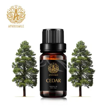 

10ml Cedarwood Essential Oils For Aromatherapy Diffusers Relieve Stress Essential Oils Organic Body Help Sleep Flower Fruit Oil