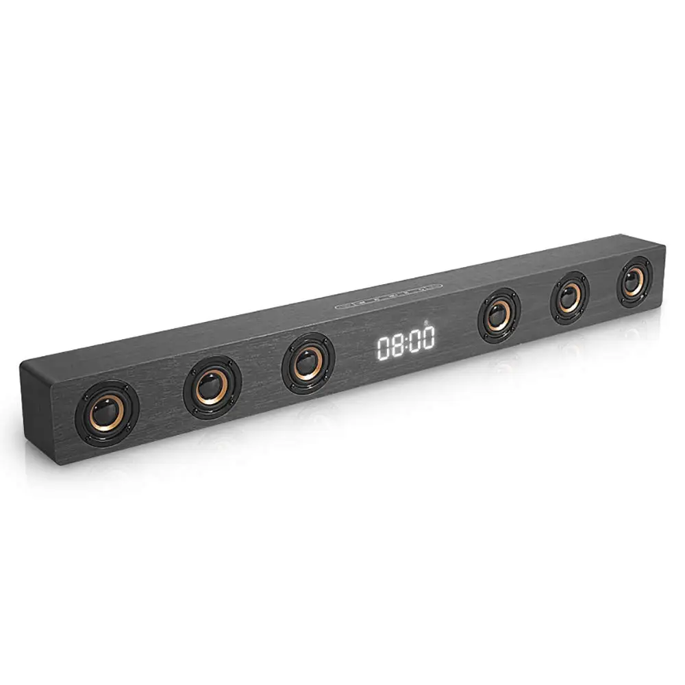 HYASIA Поддержка HDMI часы дисплей ТВ Саундбар Bluetooth 4 2 бар Динамик пульт