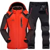 Ski Suit Men Waterproof Thermal Snowboard Fleece Jacket + Pants Male Mountain skiing and snowboarding Winter Snow Clothes Set ► Photo 1/6