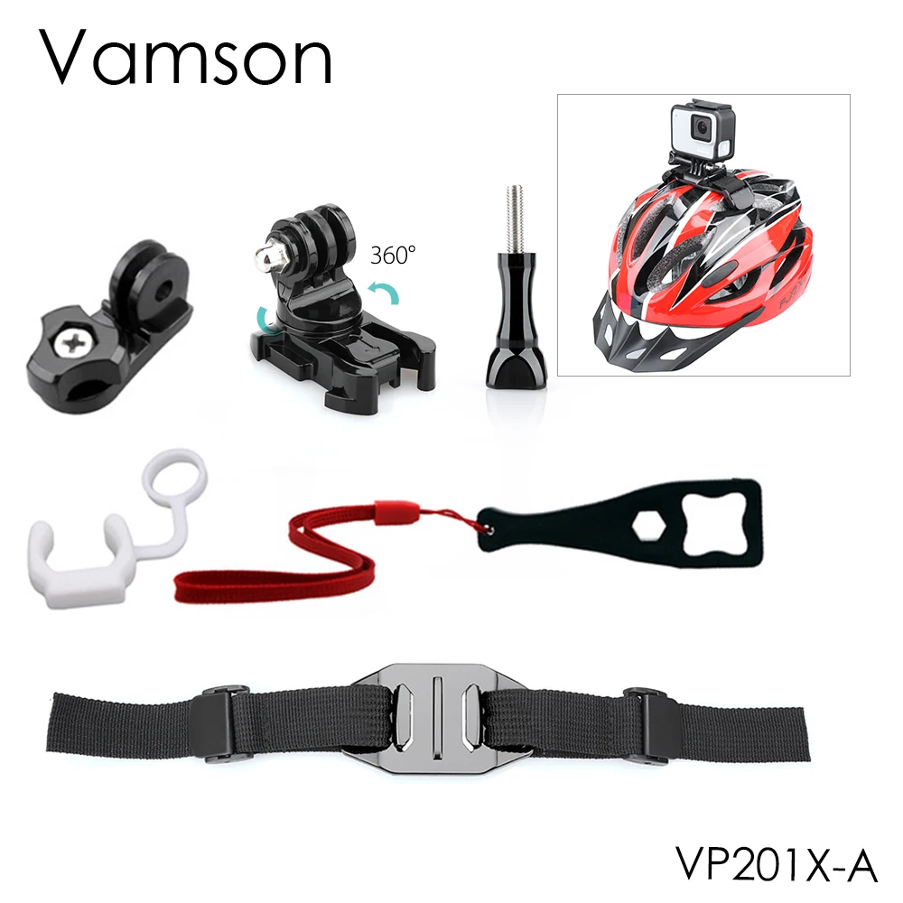 Регулируемый ремень для велосипедного шлема Vamson Go Pro головы Hero 7/6/5/4