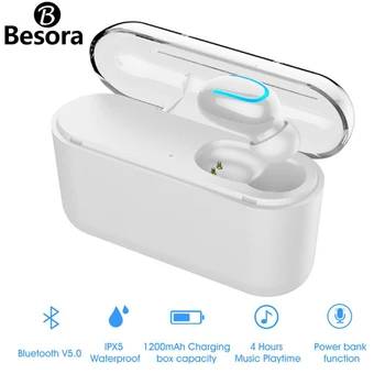 

Besora Q32 Bluetooth V5.0 Mini Wireless Earphone Wireless Bluetooth Headset