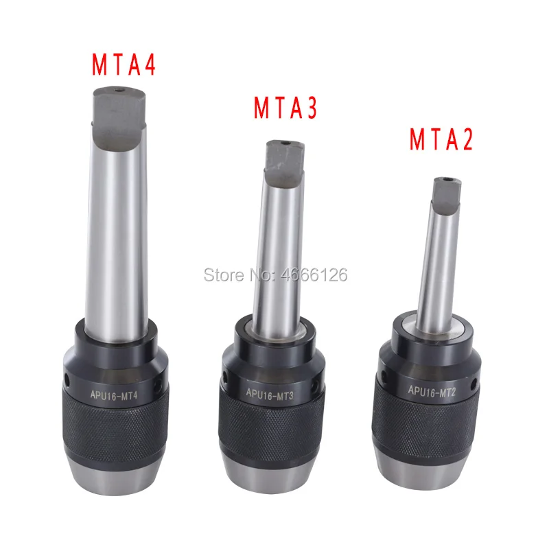 

1 pcs Flat tail MT2 APU13 / MT2 APU16 / MT3 APU13 / MT3 APU16 / MT4 APU13 / MT4 APU16 self-tightening chuck CNC milling machine