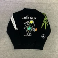 Heavy Fabric CPFM.XYZ Souvenir Jacket Men Women 1:1 High Quality Embroidered Sunlight MA-1 Bomber Coat Stitching Jackets 2