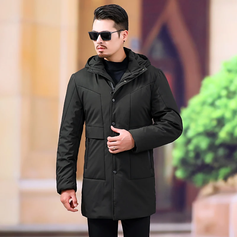 Плюс размер 10XL куртки пальто парка зимняя куртка s для мужчин зимняя куртка мужская одежда Мужская s толстая верхняя одежда мужская одежда топы - Цвет: 2
