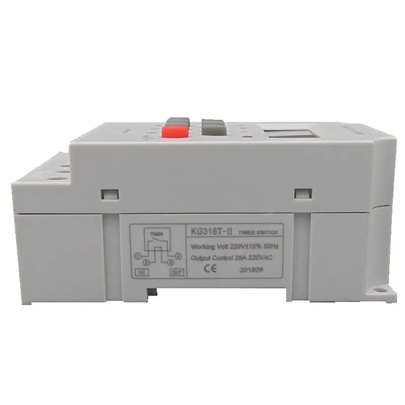 Цифровой программируемый таймер giornaliero 220 В 230 25 А KG316|mount switch|mount raildin mounting rail |