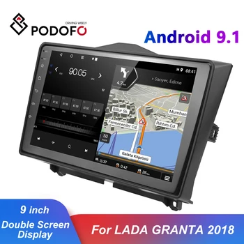 

Podofo 2 Din Android 9.1 Car Radio USB GPS WIFI Car Multimedia Video Player IPS RDS Bluetooth Autoradio For LADA GRANTA 2018