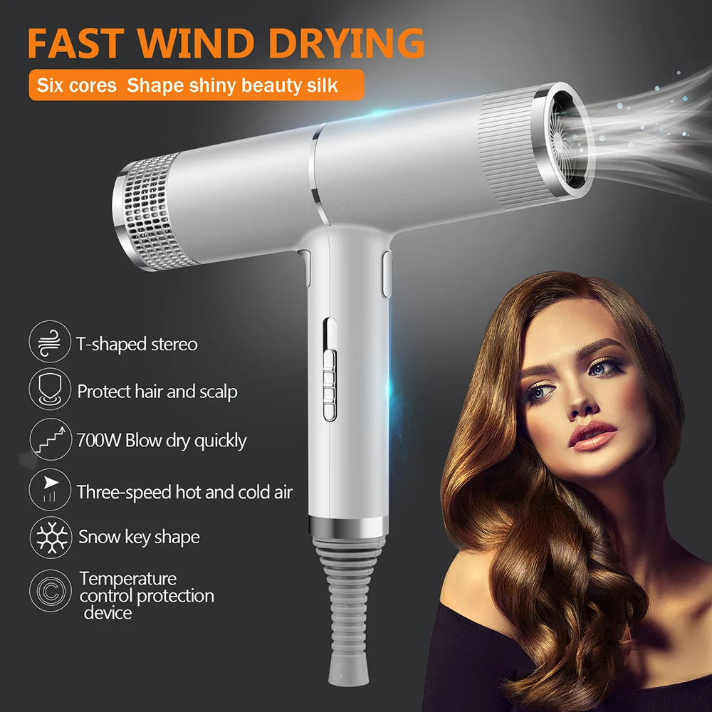 1000W Professional Hair Dryer Infrared Negative Ionic Blow Dryer Hot&Cold Wind Salon Hair Styler Tool Electric Drier Blower