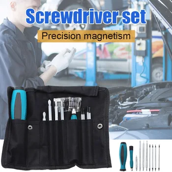 

10pcs Precision Magnetic Screwdriver Set Phillips Slotted Star Bits Repair Tool Multifunctional ENA88