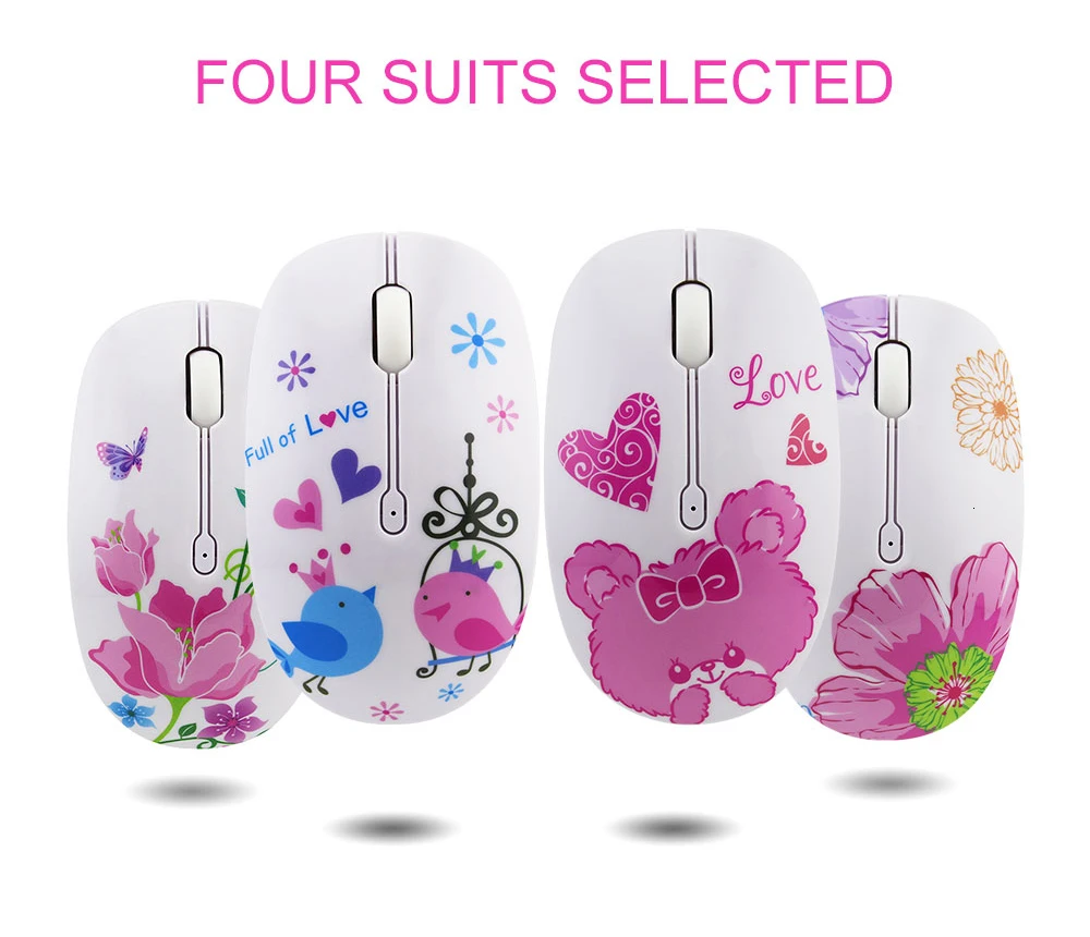 Creative Wireless Mouse Cute Computer Mouse