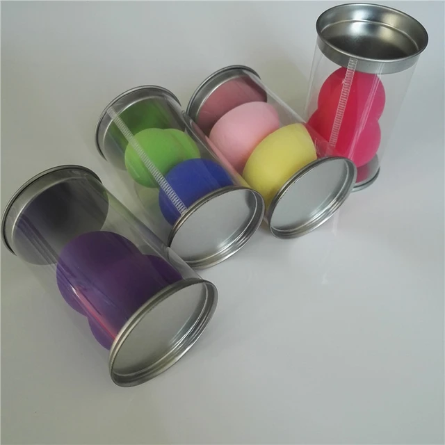 12pcs Transparent Empty Paint Cans Cylinder Paint Bucket