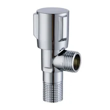 Медный плоский три круглого угла клапан утолщение горячей и холодной воды треугольный клапан универсальный характер клапан водозапорный кран Cham