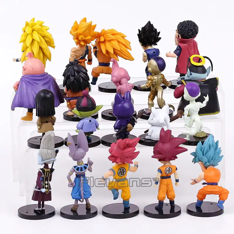 Dragon Ball Z Son Goku Vetega Majin Buu Freeza Beerus Whis Mark Karin Gotenks Mai Shu Kaio Hercule Figures Toys 20pcs Set Aliexpress