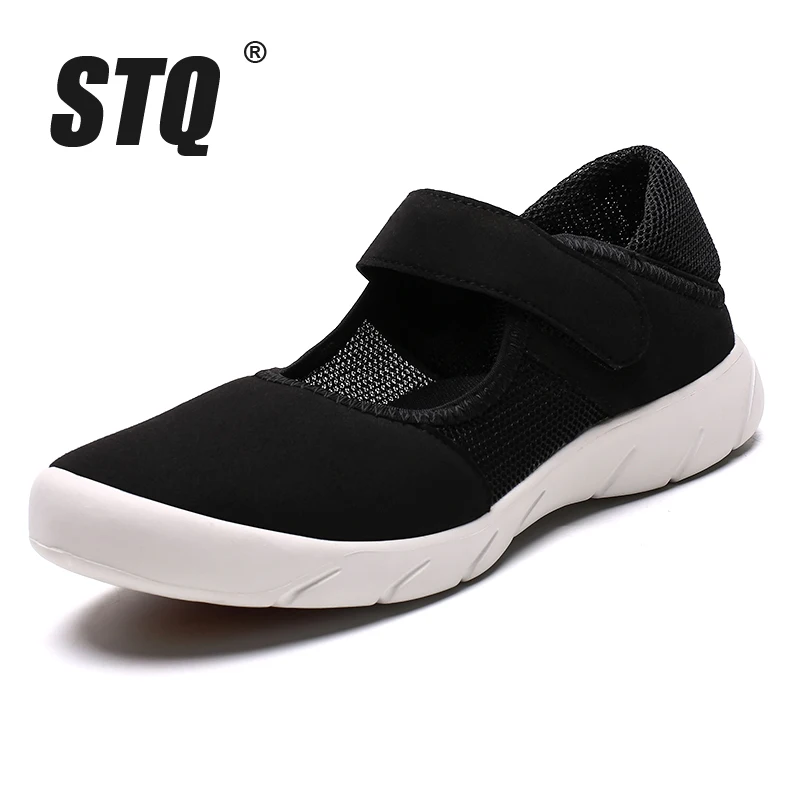 STQ Autumn Fashion Women Flat Platform Shoes Woman Breathable Mesh Casual Shoes Zapatos Mujer Ladies Boat Shoes Female 922