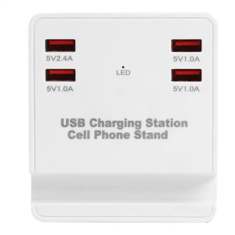 X2 Mini 4 порта USB быстрая зарядная станция Настольный Мульти USB телефон планшет зарядная док-станция адаптер для iPhone samsung huawei US Plug