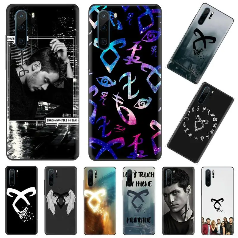 

Series Shadowhunters TV Phone Case For Huawei P 9 8 10 40 Mate 30 Honor 8 8A 20 20s 9x nova 6se 5t Y9s PSMART lite pro 2017