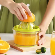 Espremedor manual simples pequeno mão-dobrado espremedor de laranja frutas suco doméstico espremendo separação espremendo copo