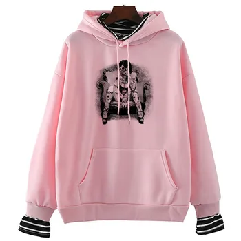 

Melancolia Skull Men Harajuku Aesthetics Pullover Print Long Sleeve Tops 90s Winter&spring Fashion Kawaii Women Sweatshirt