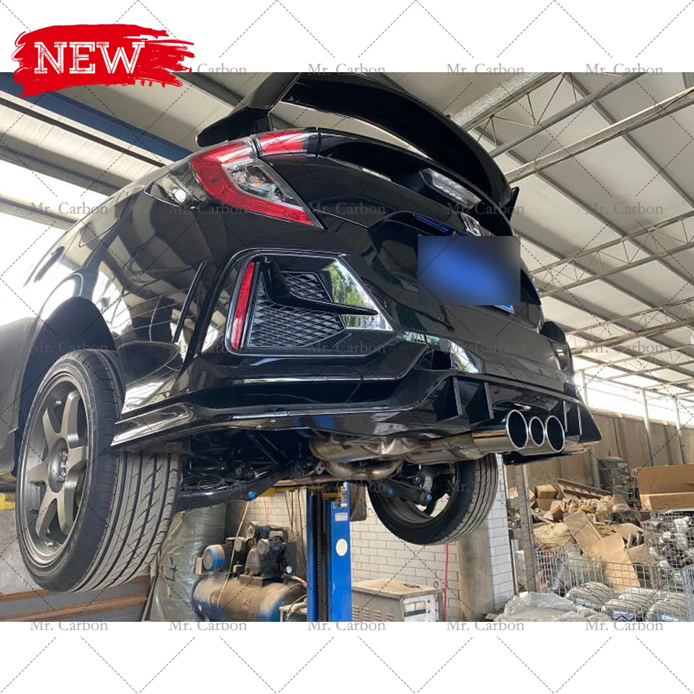 Absディフューザートリム,シビックfk7用ボディキット,ハッチバック