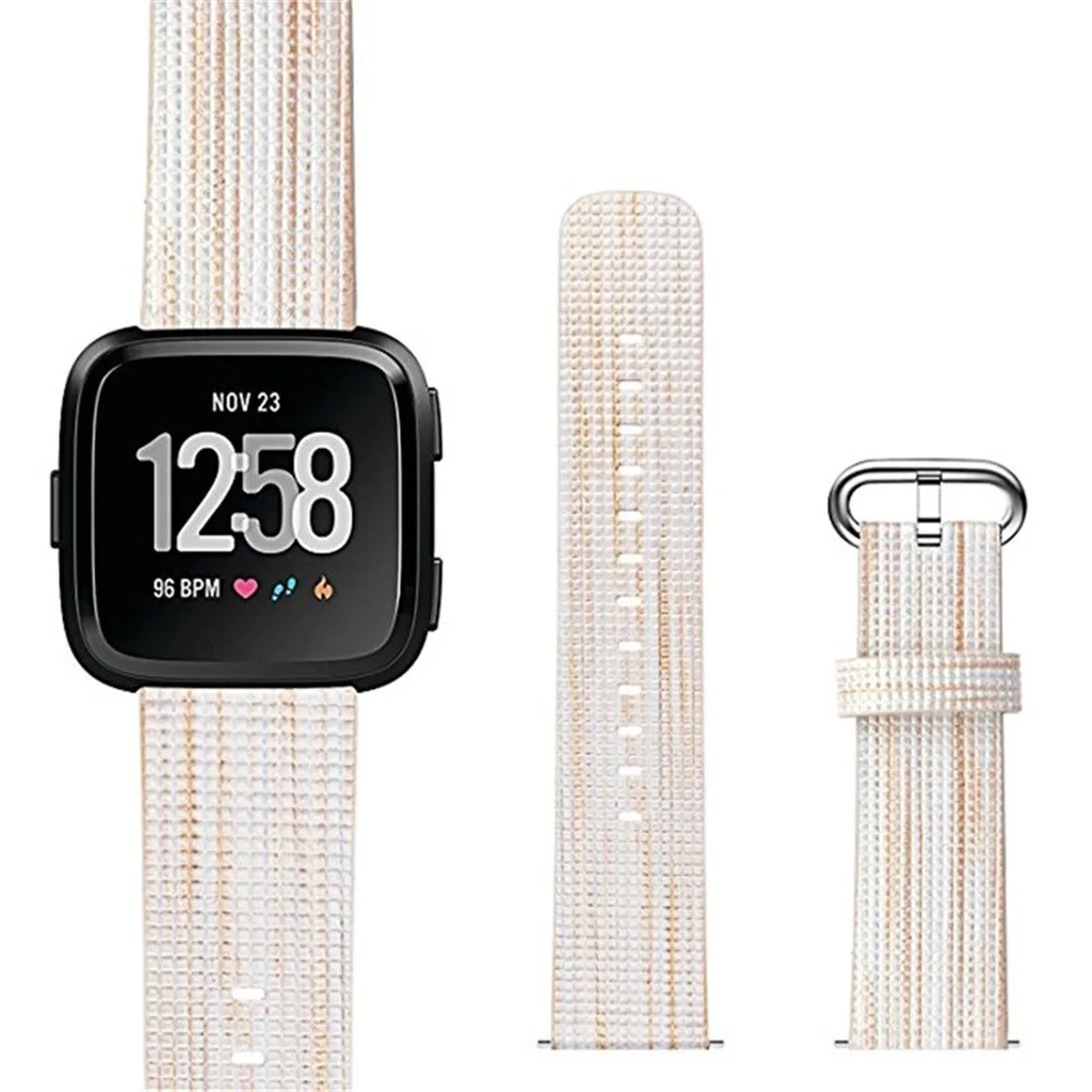 Легкий нейлоновый регулируемый ремешок для спортивных часов Fitbit Vers 2