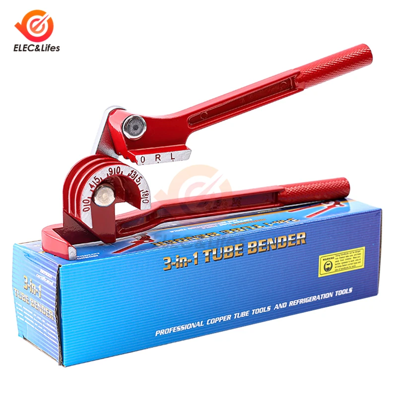 3 In 1 Pipe Bending Tool Combination Tube Bender 90 180 Degree Tube Bending Machine 6mm 8mm 10mm Fuel Brake Pipe  Hand Tools