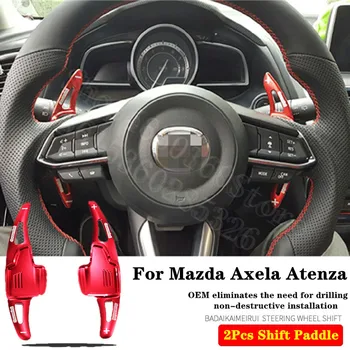 

For Mazda Axela Atenza MX-5 CX-4 2006-2020 2pcs Original mold Steering Wheel Aluminum Shift Paddle Shift Extend Shifter