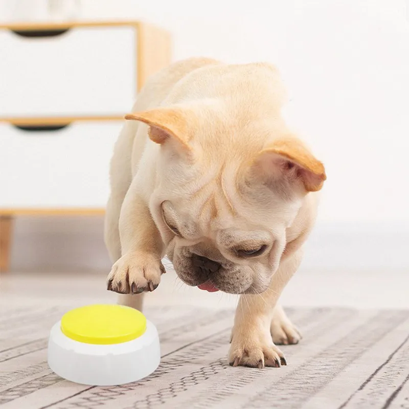 Pet Dog Speaking Vocal Button AC Can Record Toys Talk With Your Pet Dog Toy Button Home Training Practise Accessories