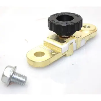 

New Kill Switch Side Mount Auto Battery Brass Terminal Disconnect Cut Off Switch