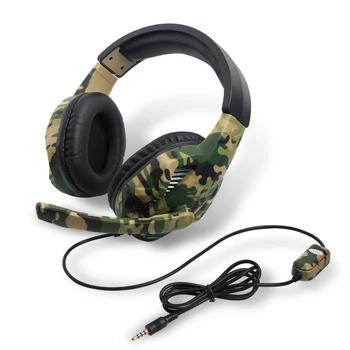 

Camouflage Gaming Headset Earphone with Mic Noise Cancelling Stereo Deep Bass Headphones for PS4 PC One Gamer