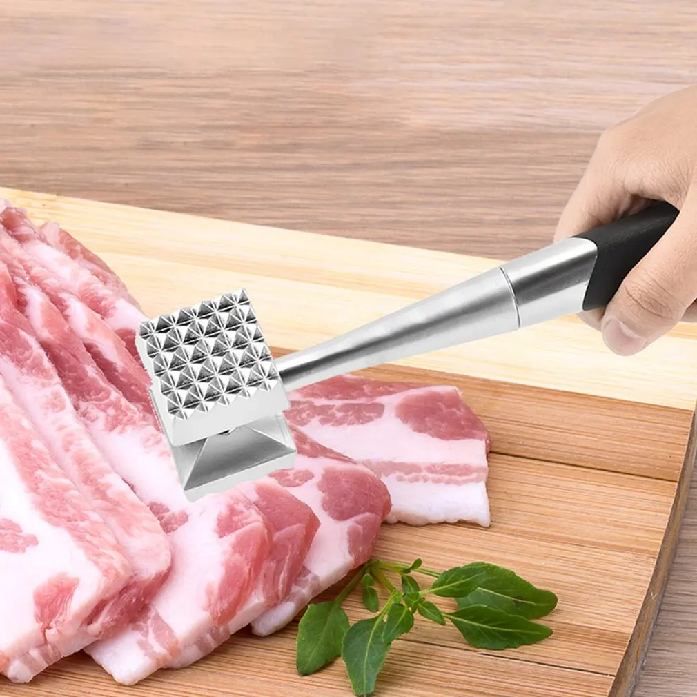 Бытовой портативный молоток для мяса из нержавеющей стали и цинкового сплава