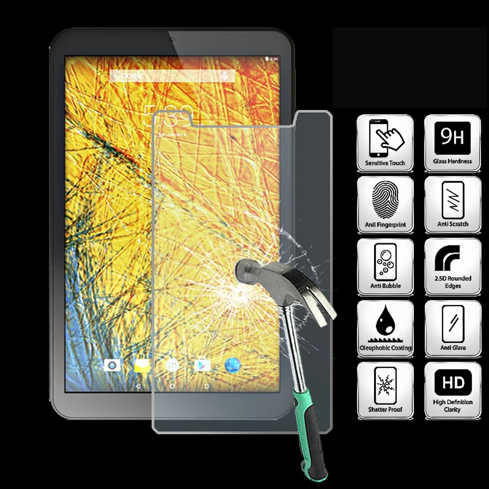 

For HIPSTREET Electron 8" - 9H Tablet Tempered Glass Screen Protector Cover Explosion-Proof High Quality Screen Film