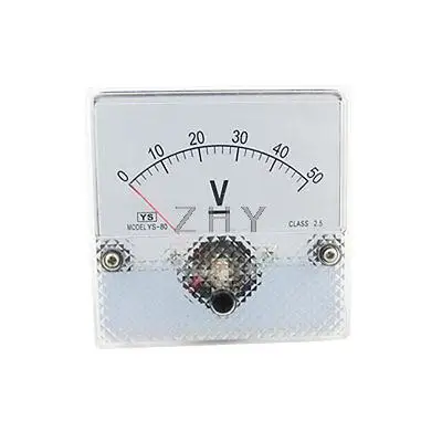 

DC 50V Fine Adjustable Dial Voltmeter + Installing Part
