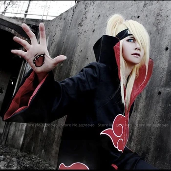 

Japanese Anime Naruto Akatsuki Uchiha Itachi Robes Coats Carnival Cosplay Costumes Men Women Madara Sasuke Cloak Capes Jackets