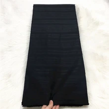 Африканская черная польская кружевная ткань в стиле Atiku, лучшее качество, Мужская Ткань atiku, мягкая на ощупь, ткань из хлопка, швейцарское хлопковое кружево