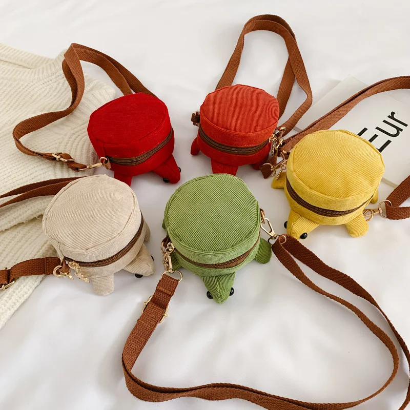 

Children Shoulder Bag 2019 New Style Cute Little Turtle Backpack Little Girl Western Style Mini Princess Shoulder Bag