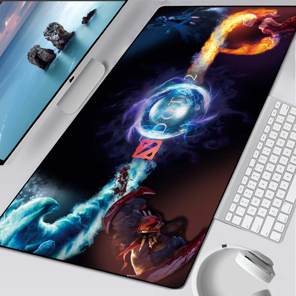 Игровой коврик для мыши DOTA2 900x400 мм большой игровой Dota 2 резиновый Настольный