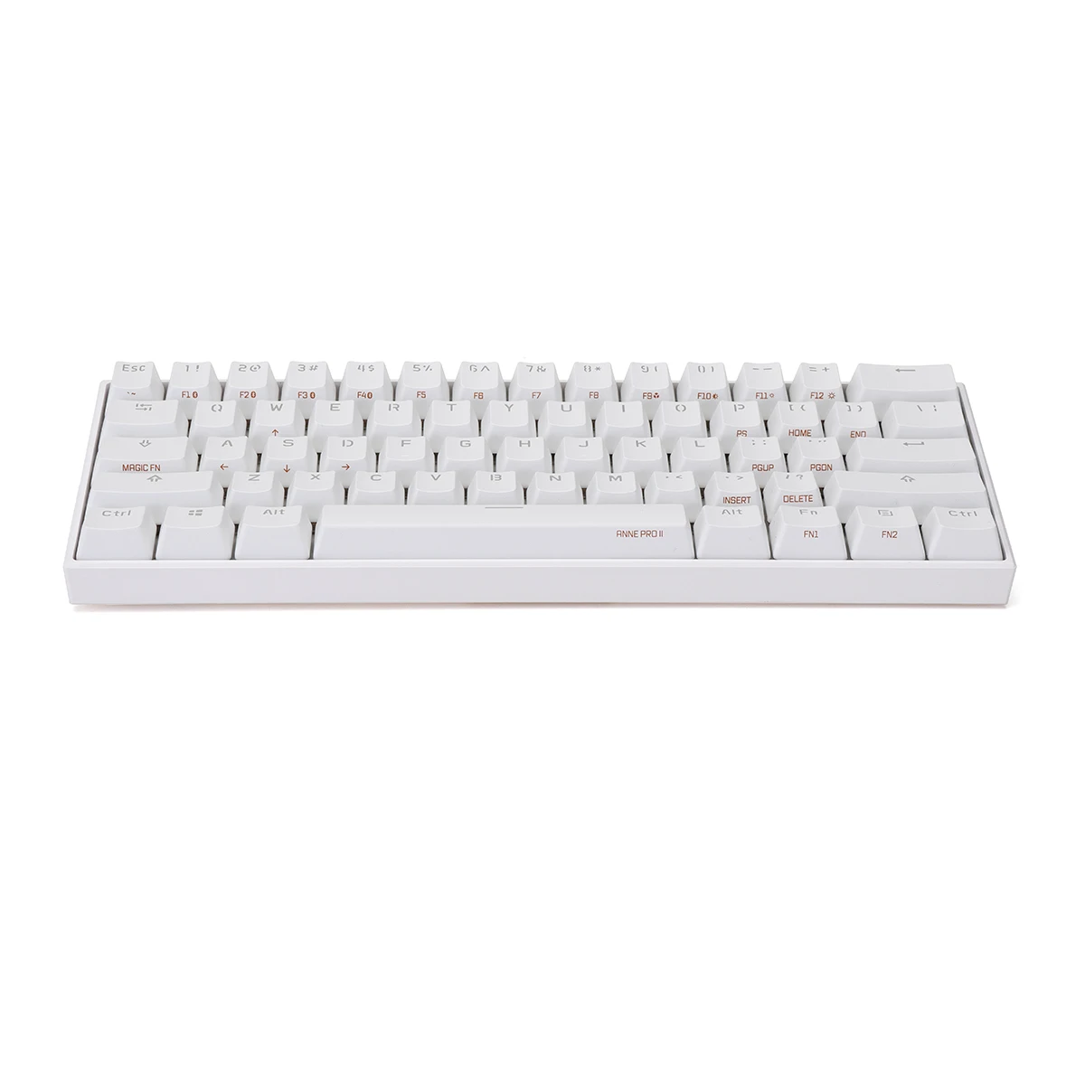 Цена ANNE Pro2 Мини Портативная Беспроводная bluetooth 60% механическая клавиатура красный синий коричневый переключатель игровая клавиатура съемный ка...