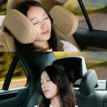 Горячая подголовник сиденья автомобиля подушка для шеи ударопрочный Регулируемый мягкий для взрослых детей J99